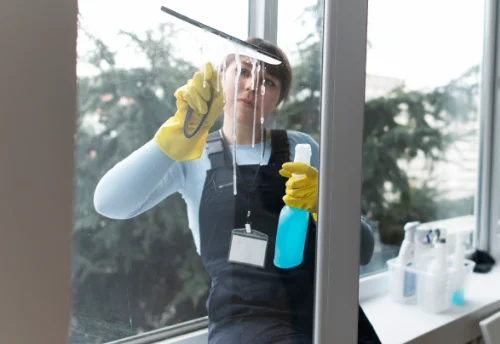 Nettoyage de vitres intérieures et extérieures à Fermanville